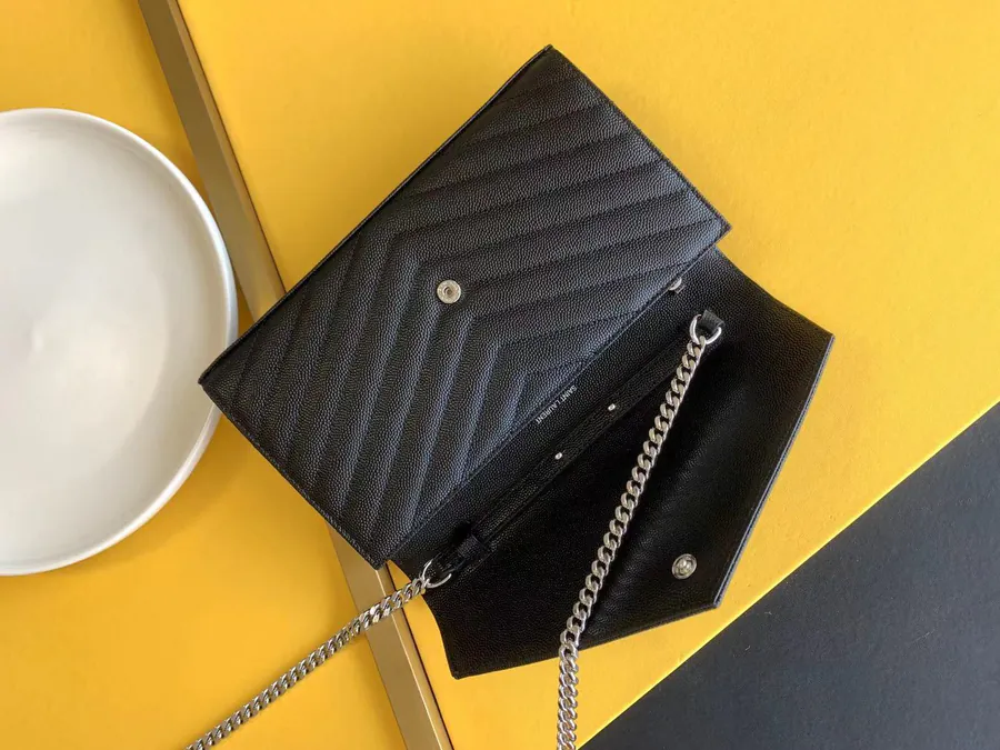 YSL Saint Laurent Premium Original Leather Wallet
