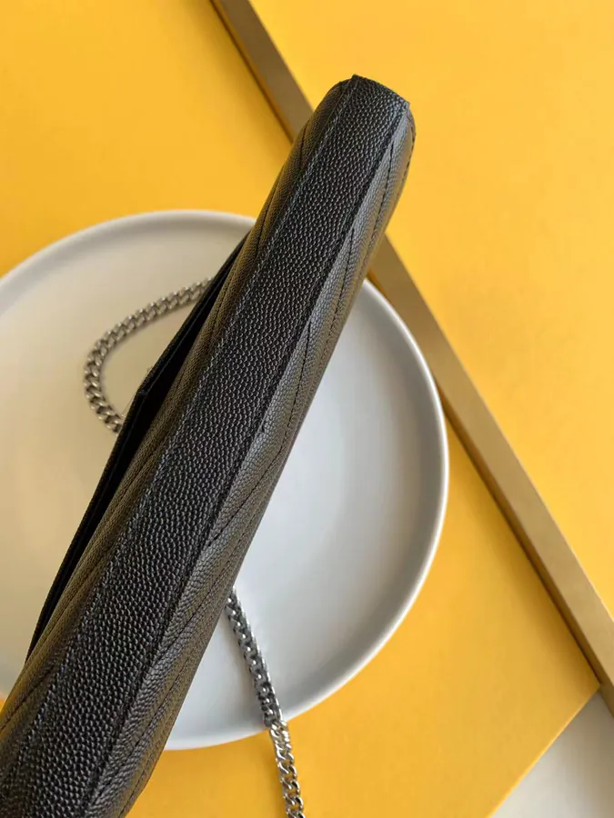 YSL Saint Laurent Premium Original Leather Wallet