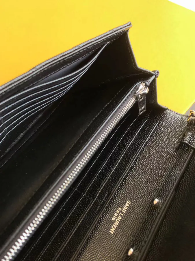 YSL Saint Laurent Premium Original Leather Wallet