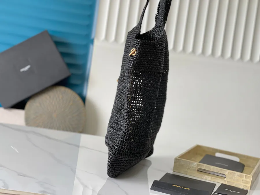 YSL ICARE Rafia Bag