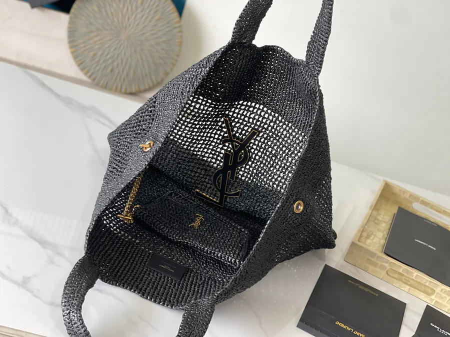 YSL ICARE Rafia Bag
