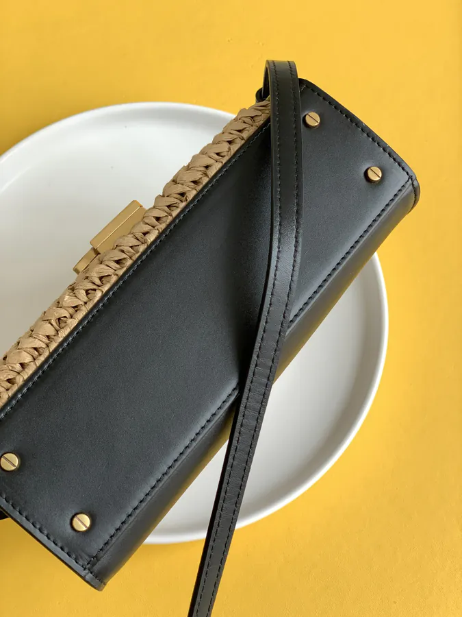 YSL Cassandra Premium Original Calfskin Basket Weave