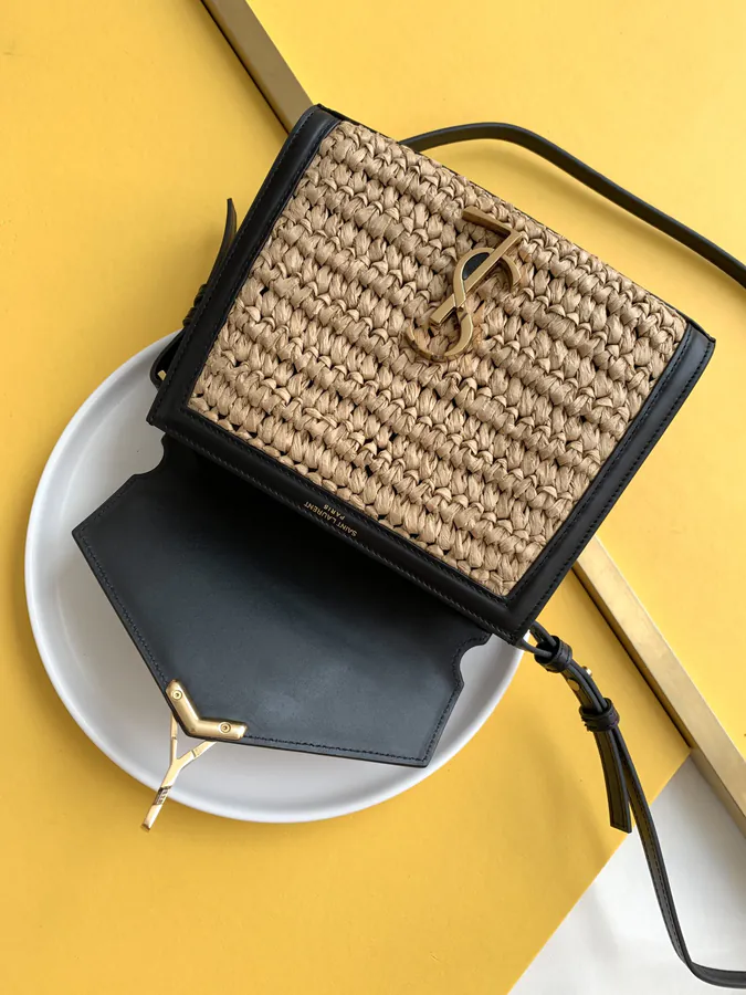 YSL Cassandra Premium Original Calfskin Basket Weave