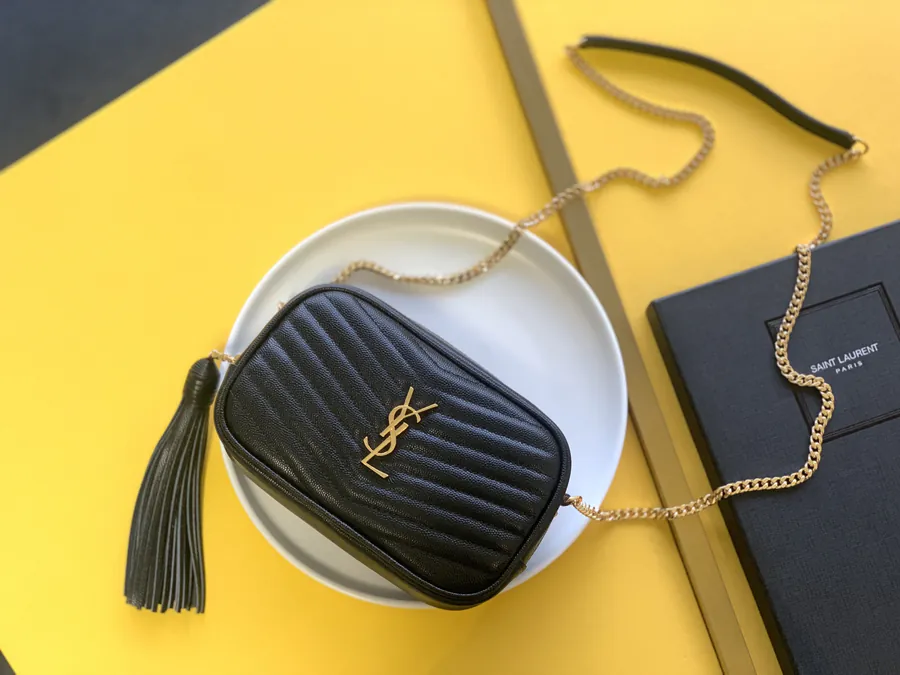 YSL Saint Laurent Premium Original Calfskin Mini Camera Bag
