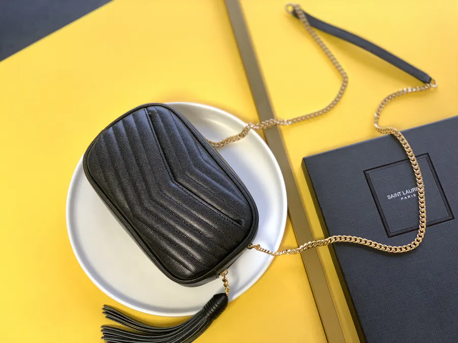 YSL Saint Laurent Premium Original Calfskin Mini Camera Bag