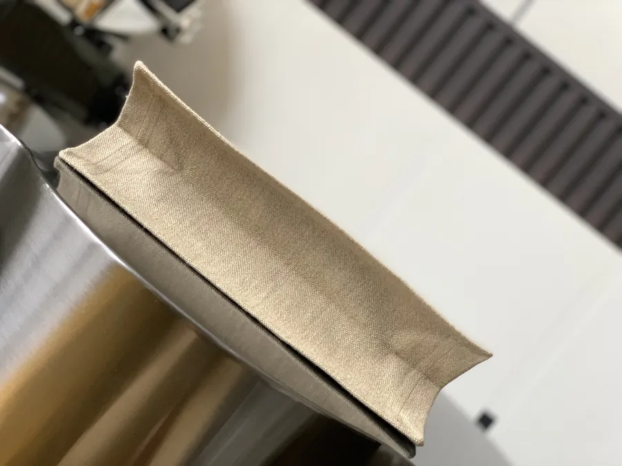 Rive Gauche Tote Bag, Handcrafted with Custom Canvas and Hardware