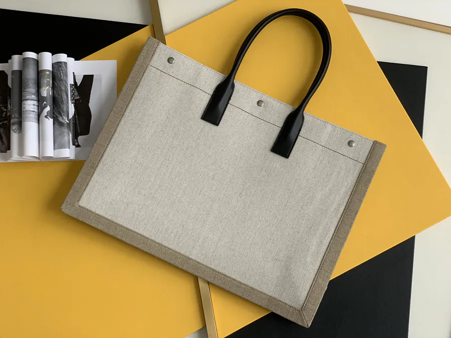 Rive Gauche Tote Bag, Custom Imported Waterproof Canvas Material