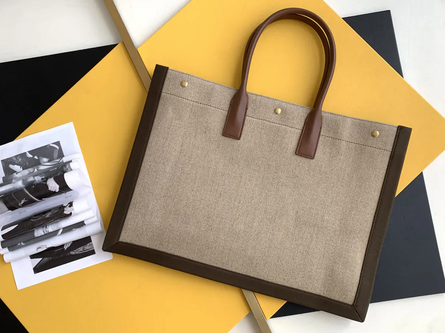Rive Gauche Tote Bag Custom Imported Waterproof Canvas