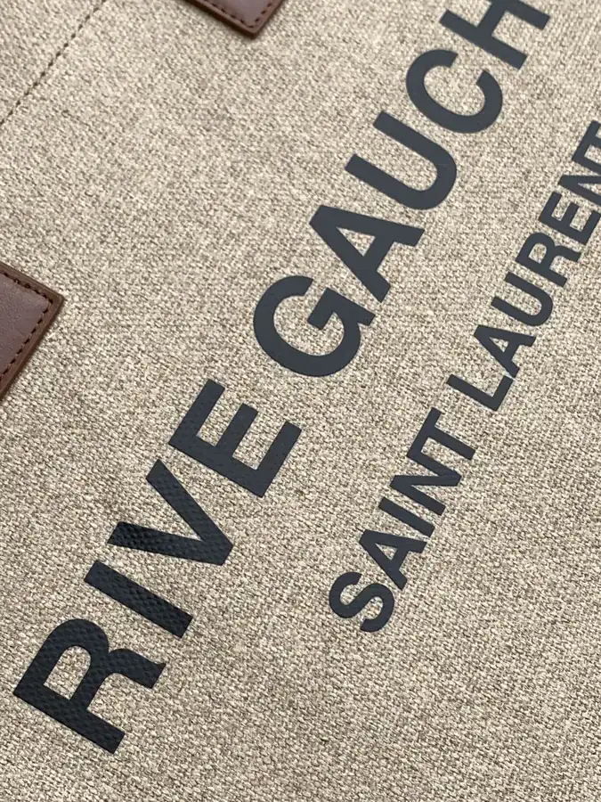 Rive Gauche Tote Bag Custom Imported Waterproof Canvas
