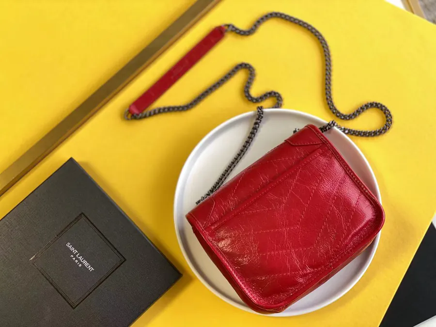NiKi Series 583103 Large Red Bucket Bag