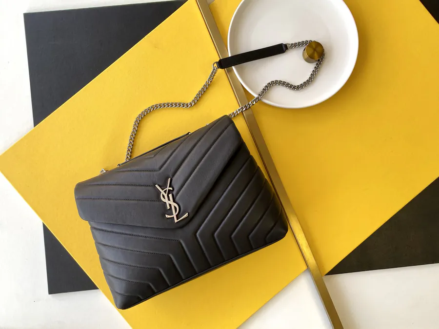 SLP Upgraded Flip Top Briefcase Black Gold Trim, Grained Calfskin