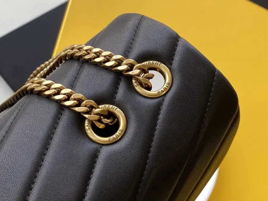 SLP Upgraded Flip Top Briefcase Black Gold Hardware