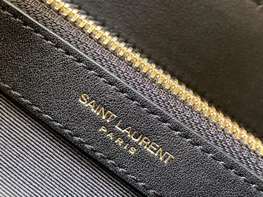 SLP Upgraded Flip Top Briefcase Black Gold Hardware