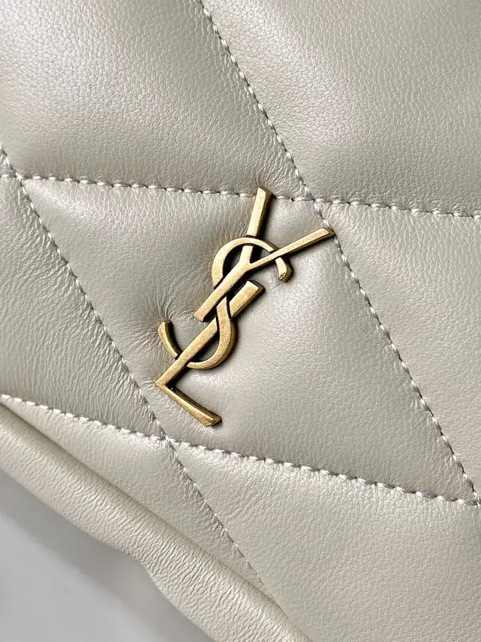 YSL 23 Summer New Grained Leather Metal Clasp Tote