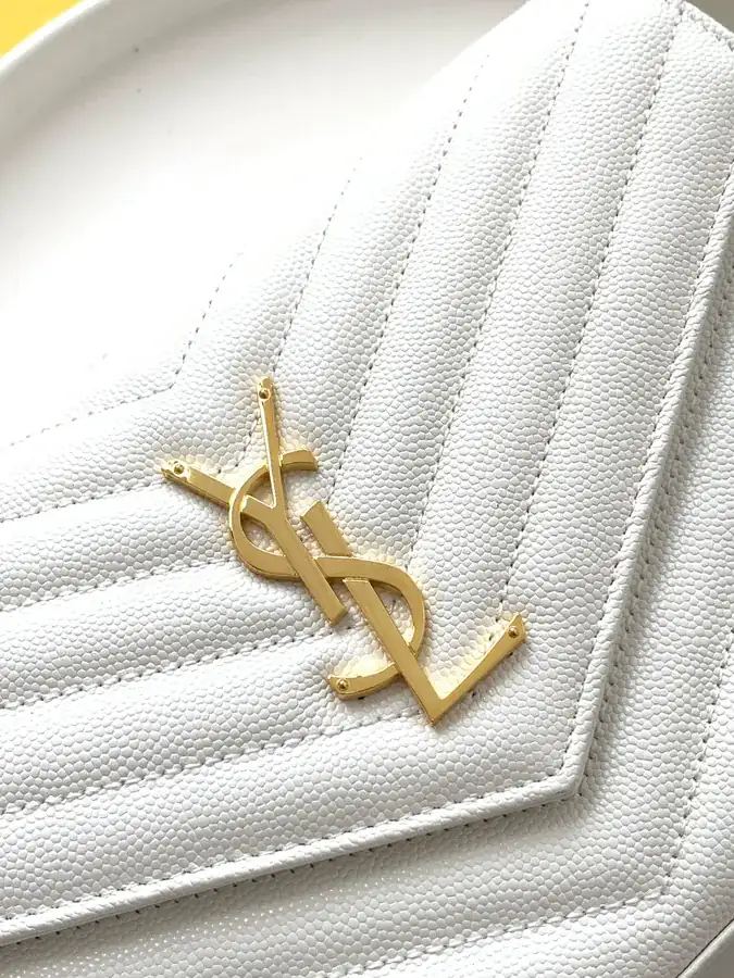 YSL Saint Laurent Premium Original Leather Wallet