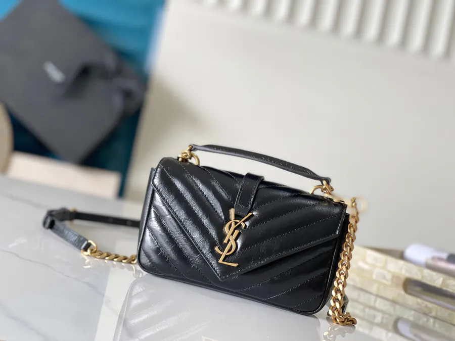 Y Brand College Mini Oil Waxed Leather Bag