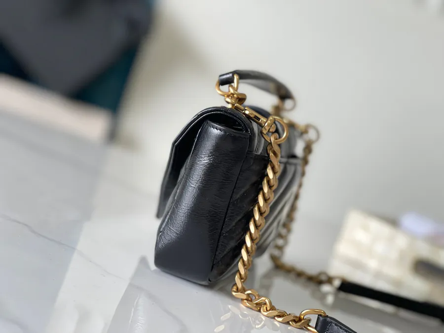 Y Brand College Mini Oil Waxed Leather Bag