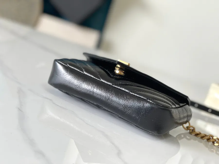 Y Brand College Mini Oil Waxed Leather Bag
