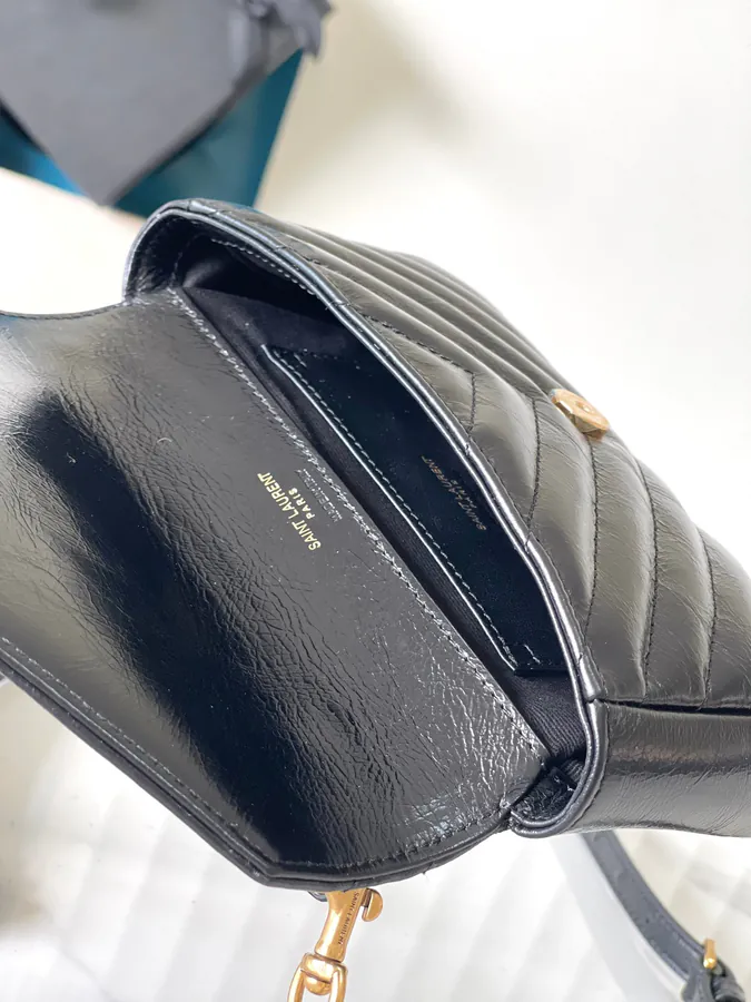 Y Brand College Mini Oil Waxed Leather Bag