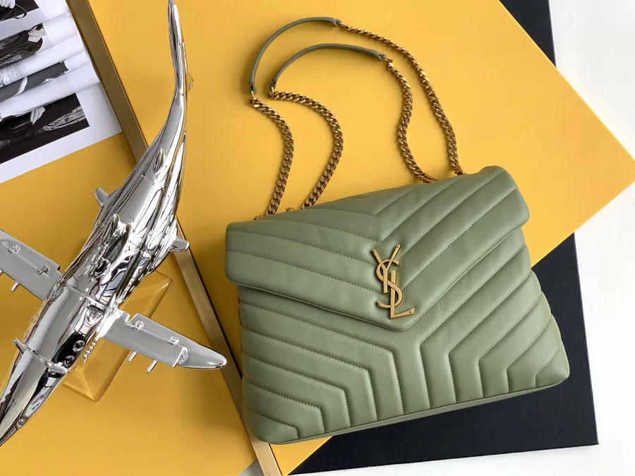 YSL Saint Laurent Premium Original Calfskin Mail Bag
