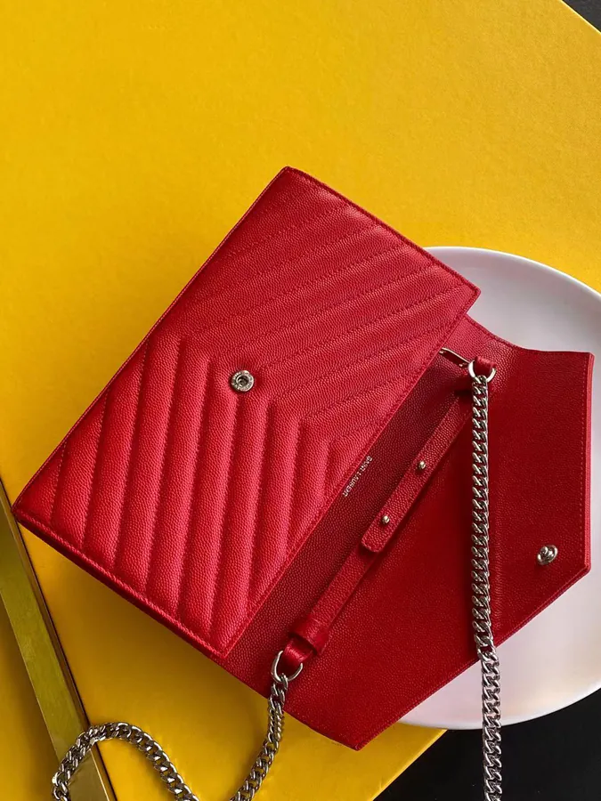 YSL Saint Laurent Premium Original Leather Wallet